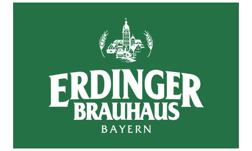 Logo des Erdinger Brauhaus in Bayern, einem Partner von Olympia Bowling München