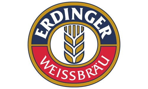 Logo von Erdinger Weissbräu, einem Partner von Olympia Bowling München