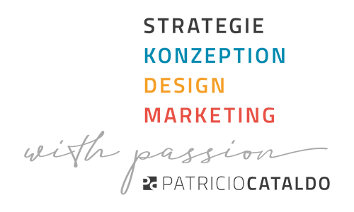 Logo von Patricio Cataldo, einem Partner von Olympia Bowling München. Strategie. Konzeption. Design. Marketing.