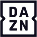 Offizielles Logo des Streamingdienstes DAZN.